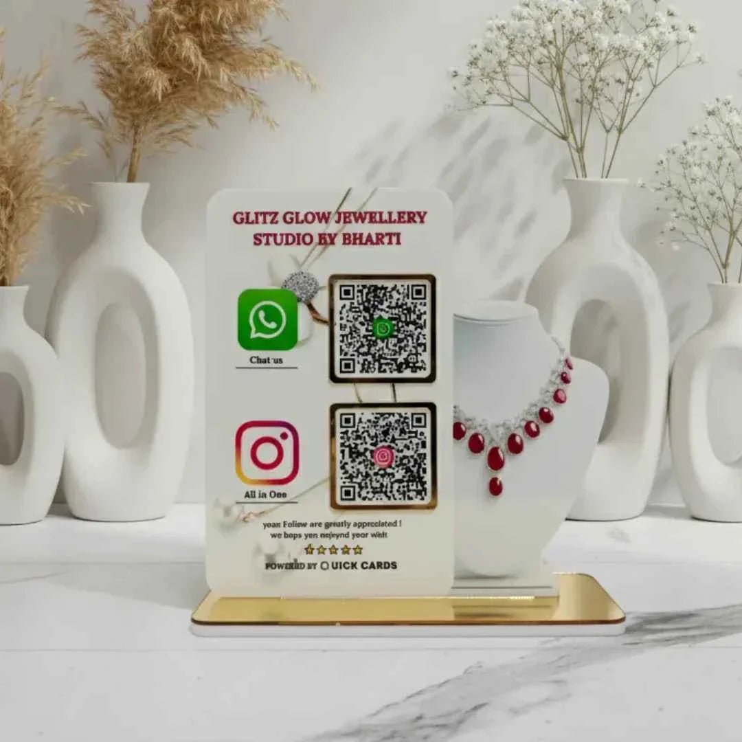 jewelry 2 QR Standee