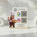 2 QR Restaurant Standee
