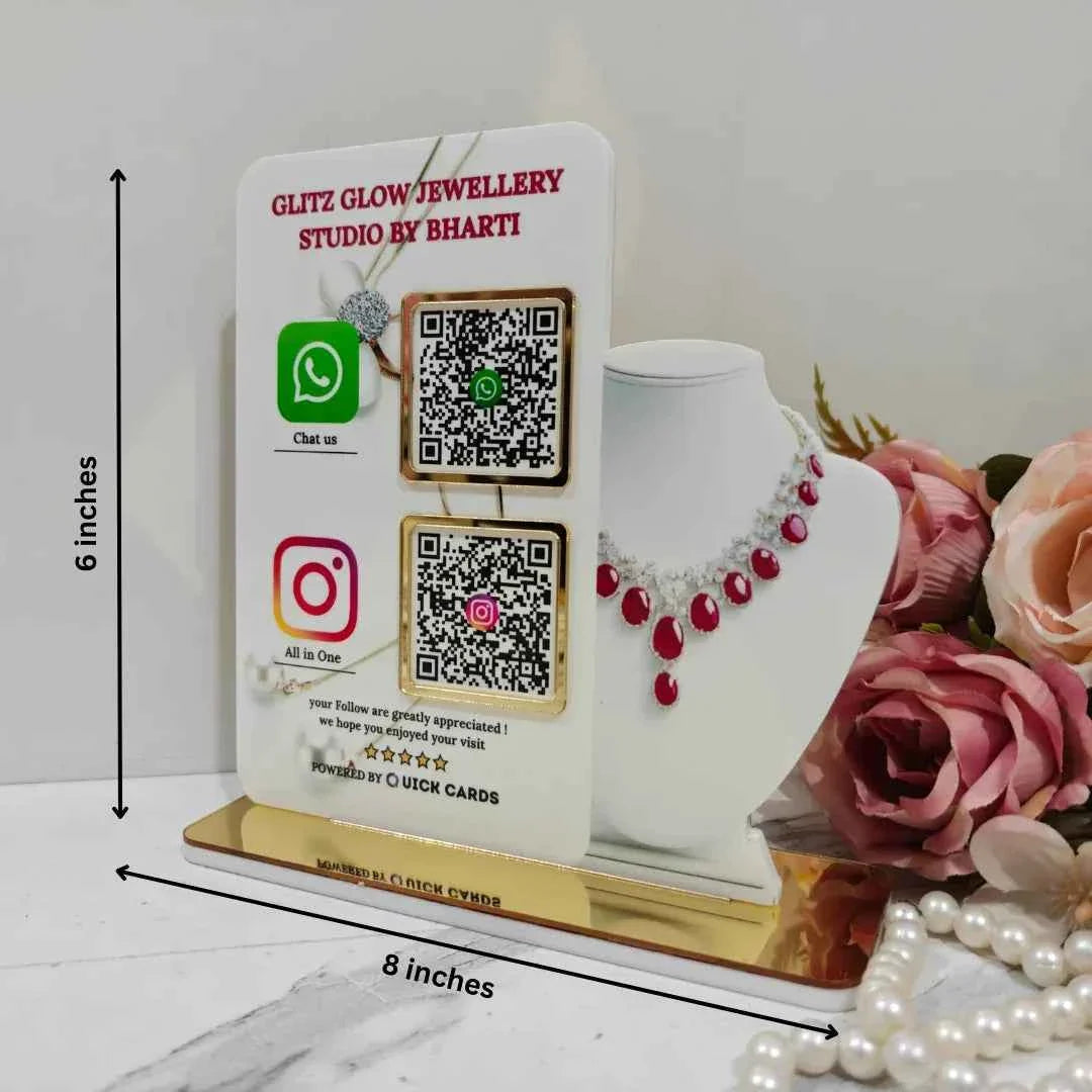 jewelry 2 QR Standee