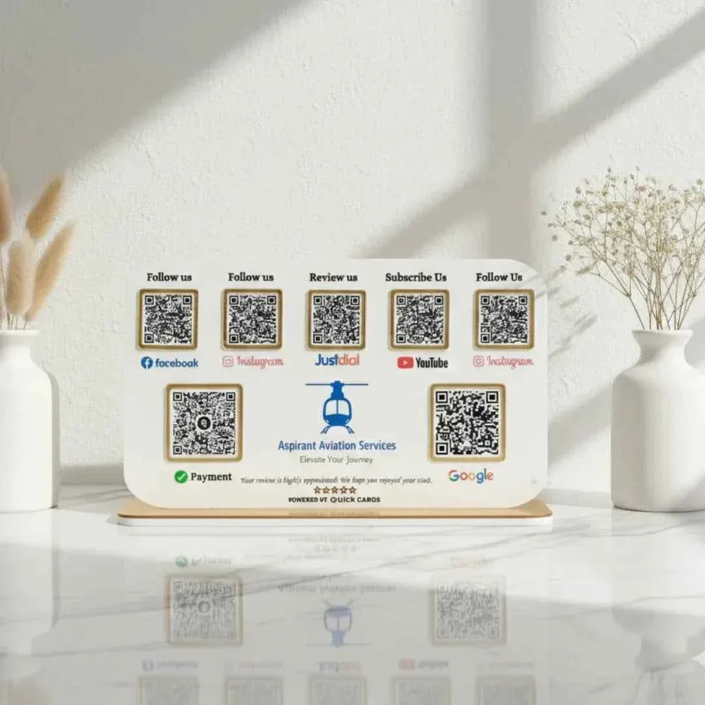 7 QR Standee