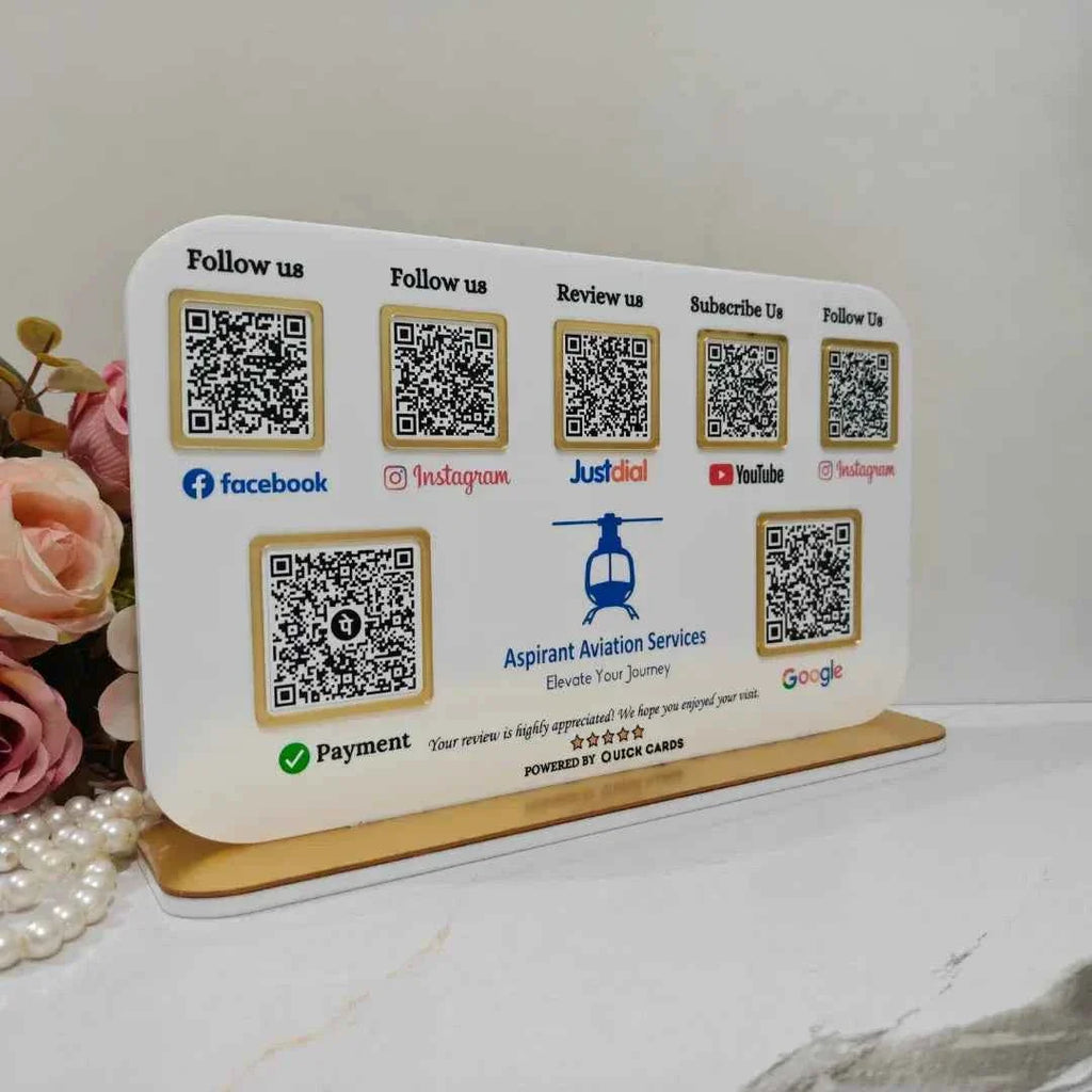 7 QR Standee