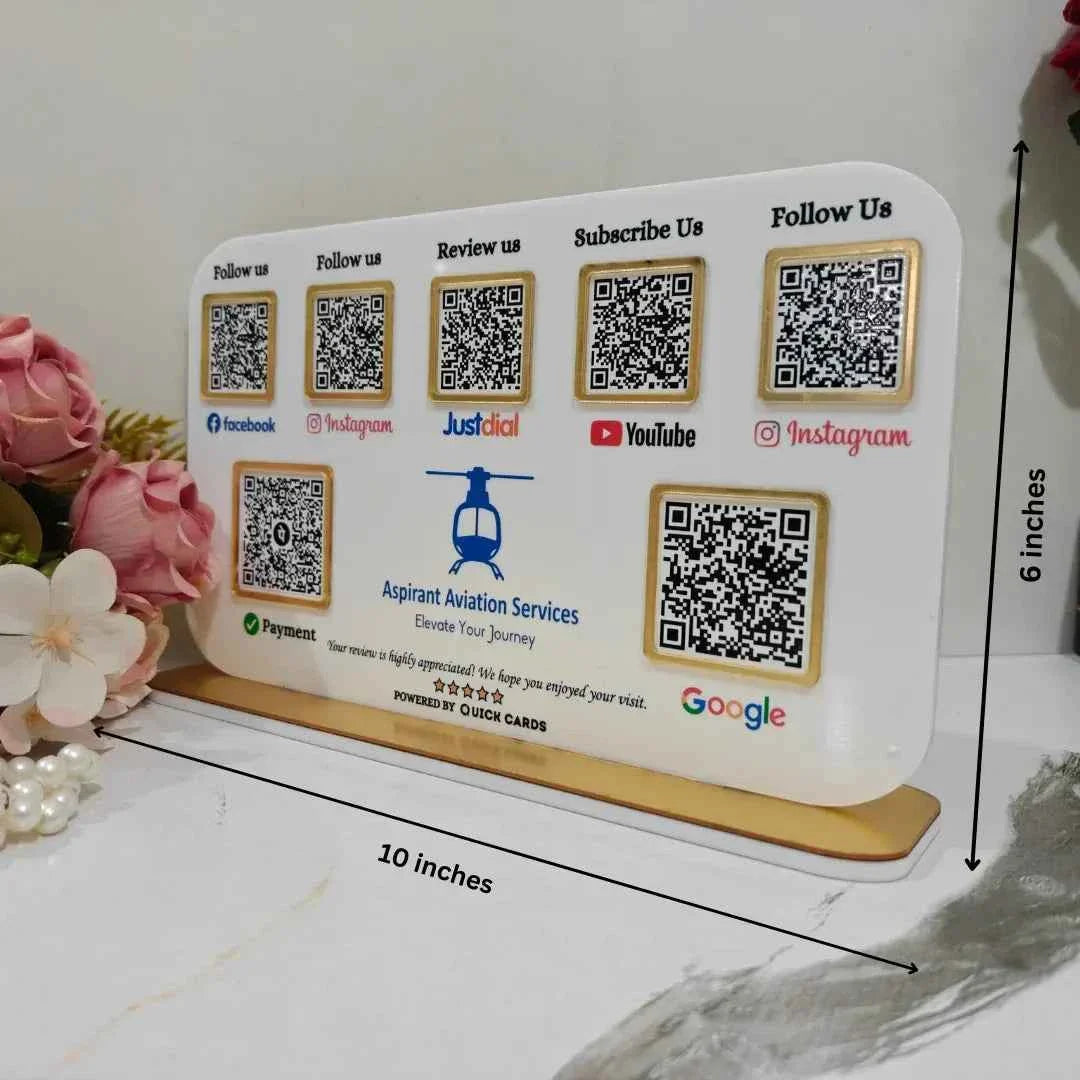 7 QR Standee