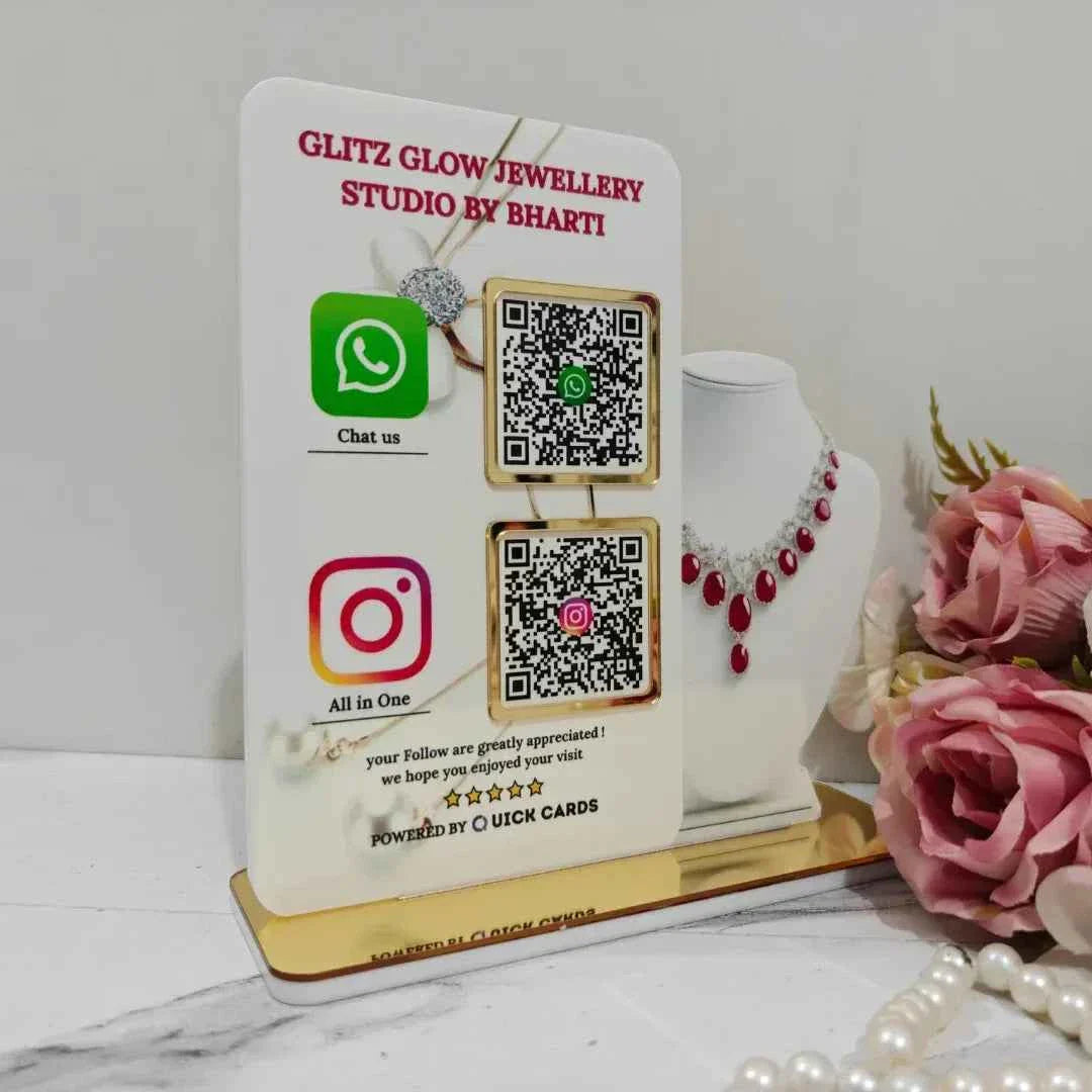 jewelry 2 QR Standee