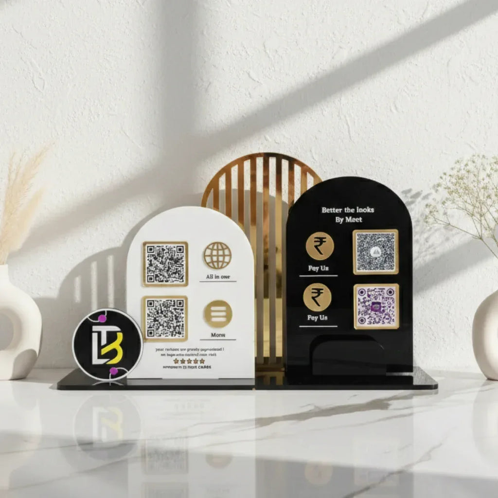 Premium 4 QR Standee