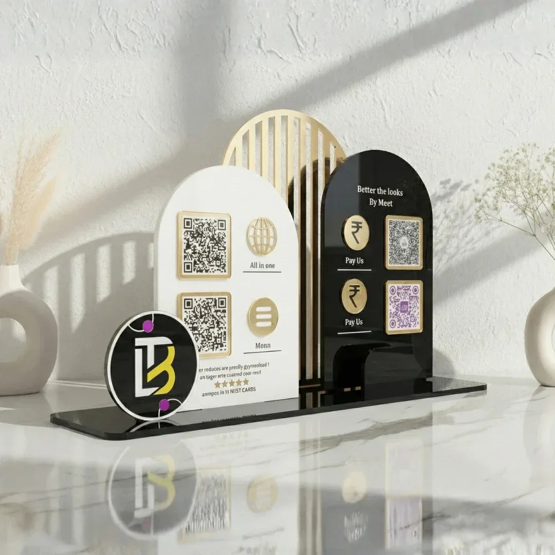 Premium 4 QR Standee