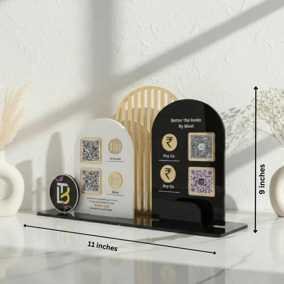 Premium 4 QR Standee
