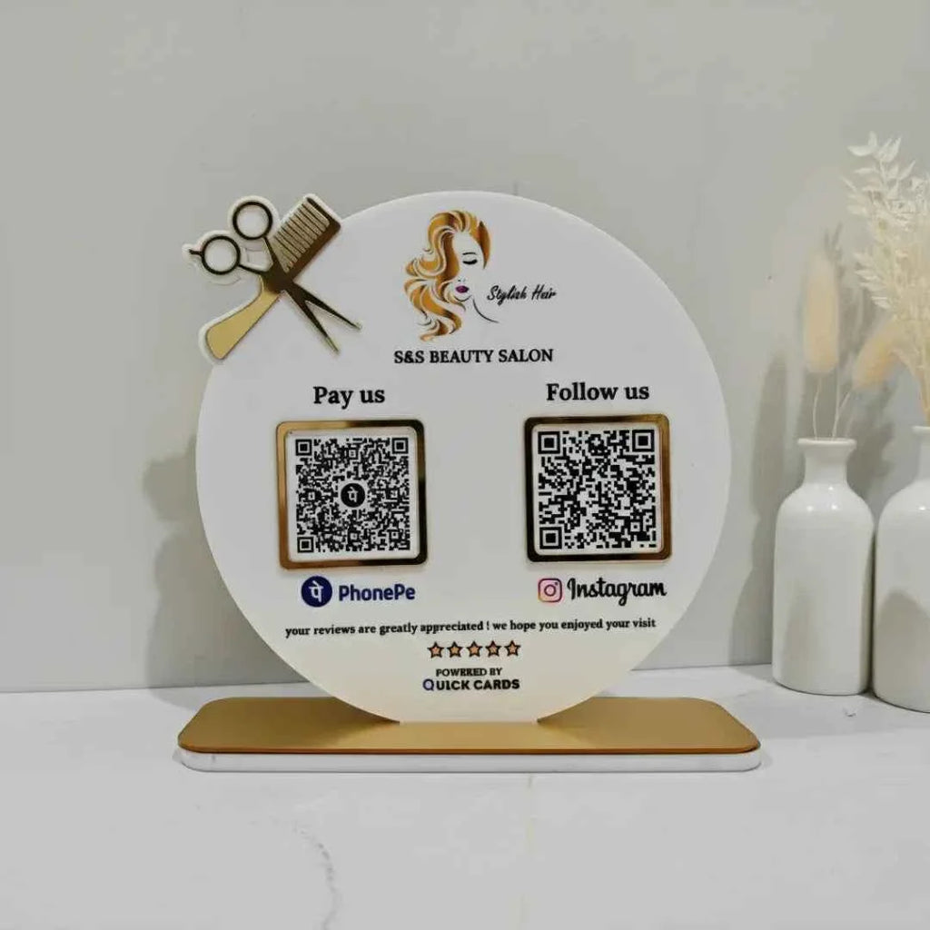Saloon 2 QR Standee