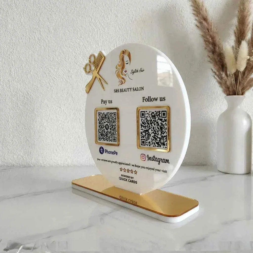 Saloon 2 QR Standee