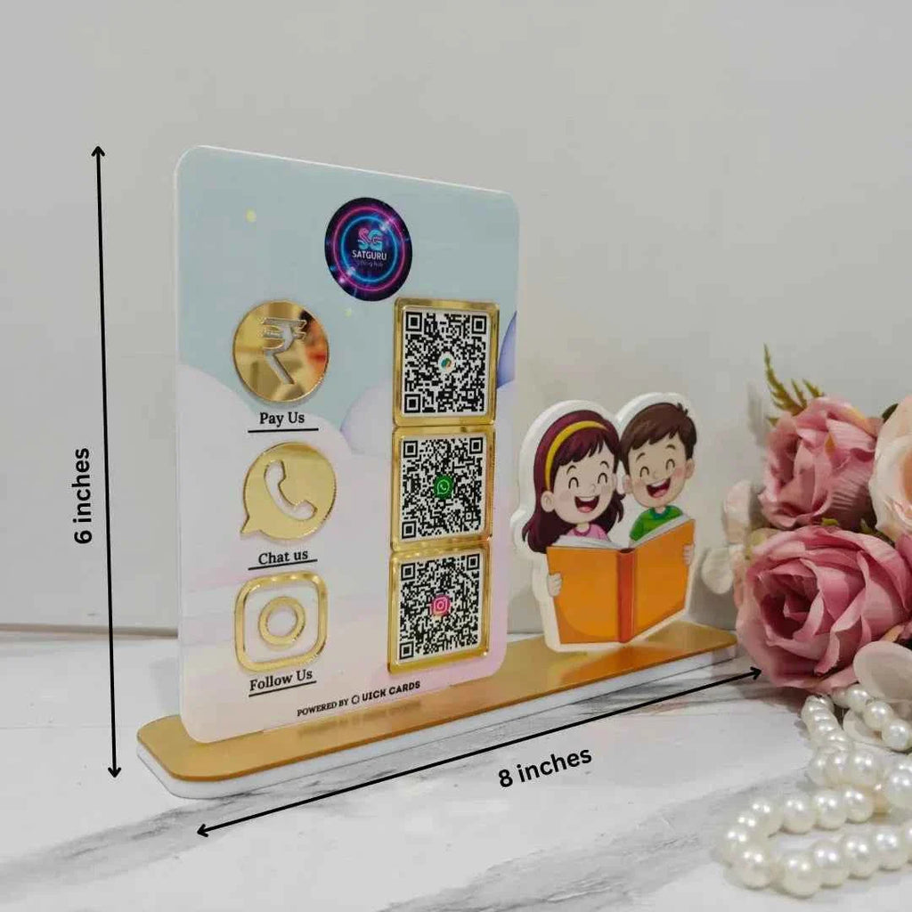 School 3 QR Standee