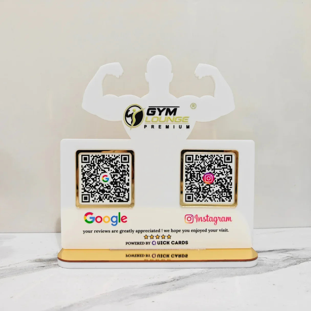 Gym 2 QR Standee