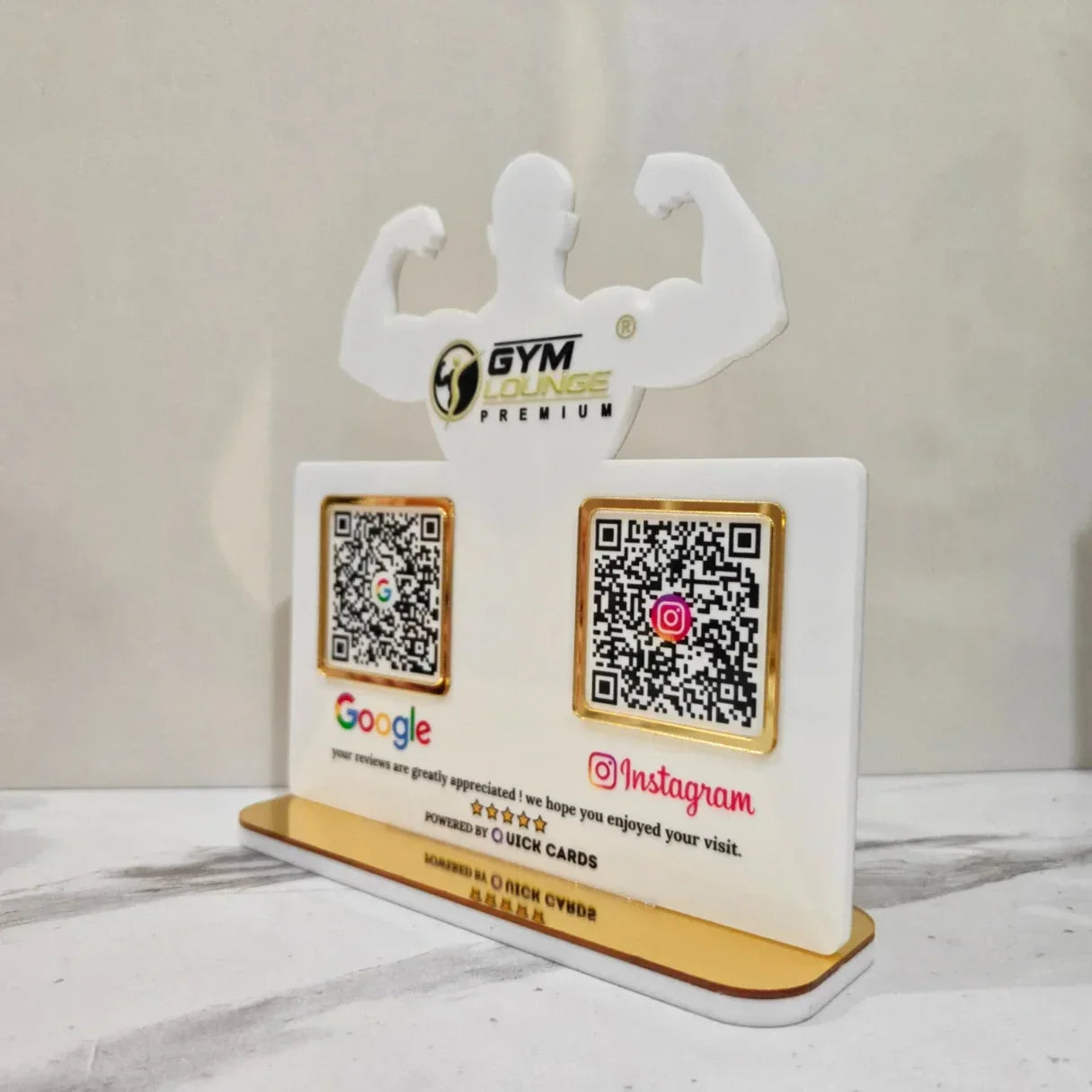 Gym 2 QR Standee