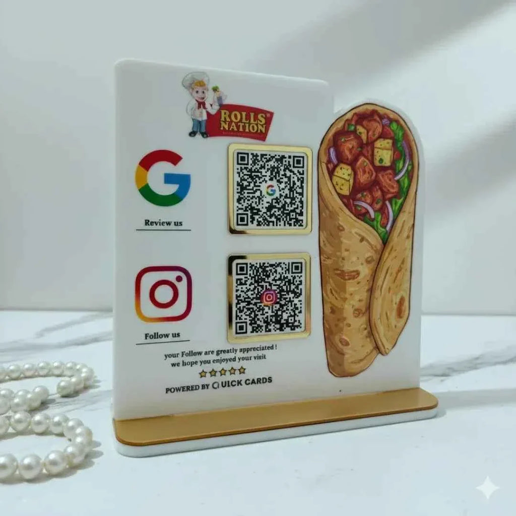 Cafe 2 QR Standee