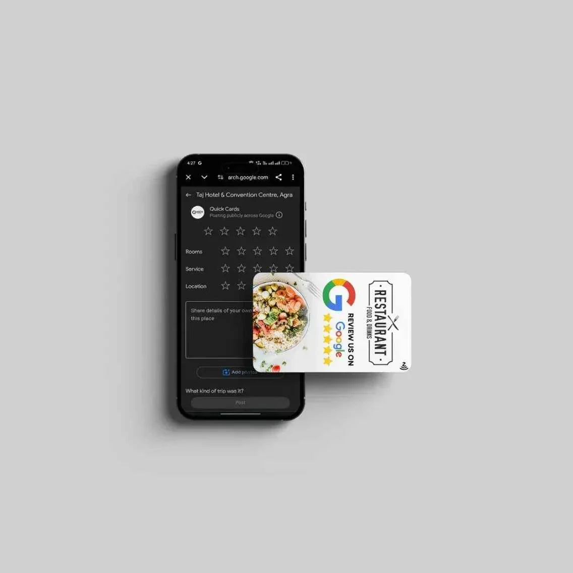 Google Rating NFC Card