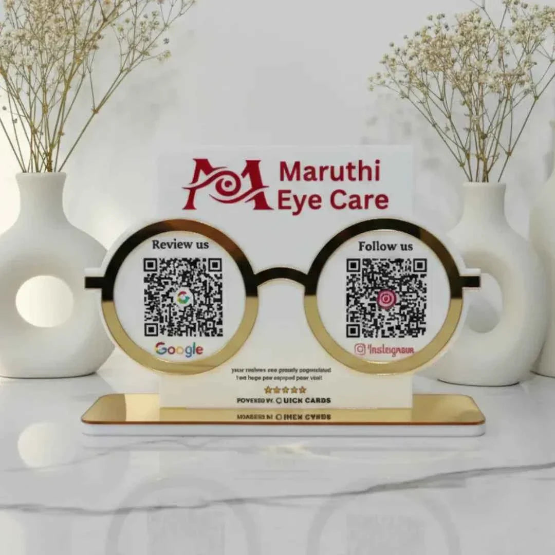Optical 2 QR Standee