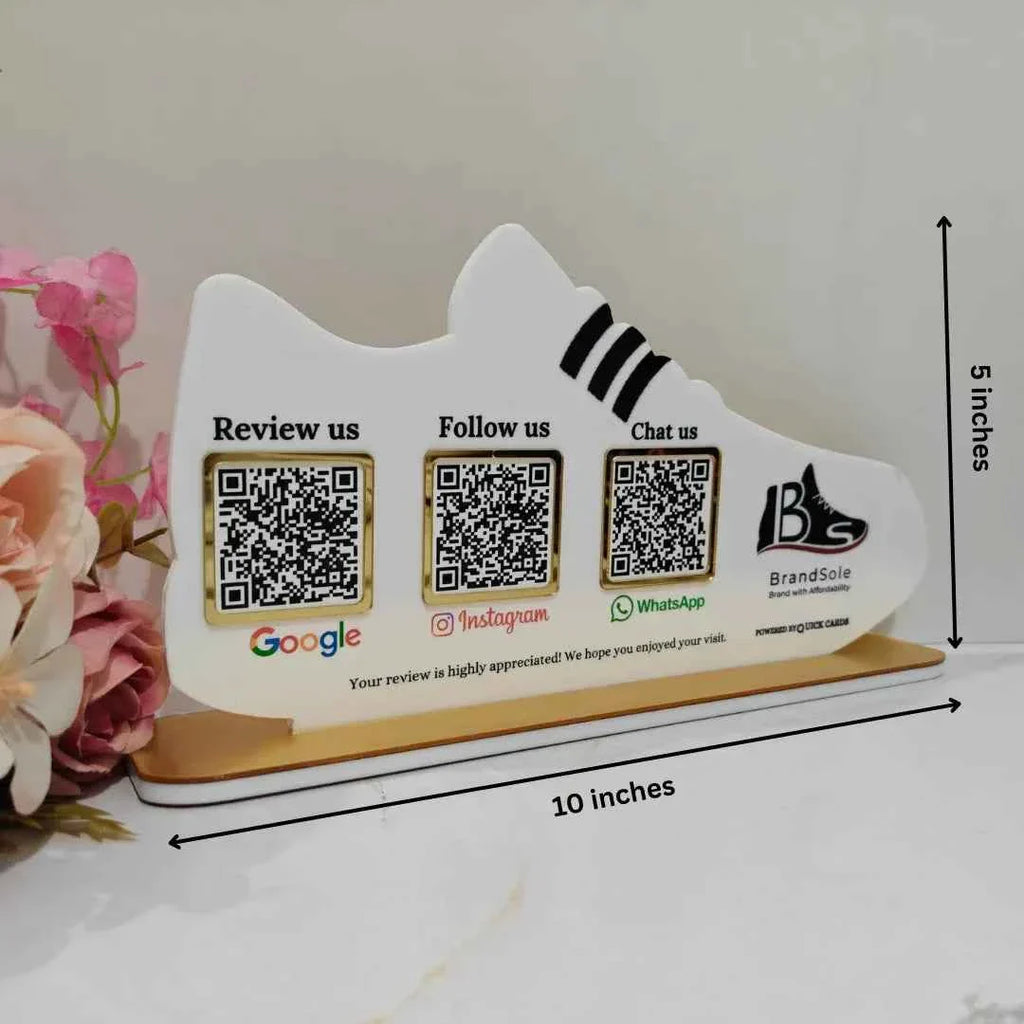 Shoes 3 QR Standee