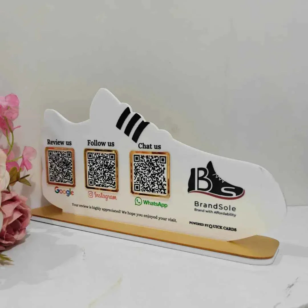 Shoes 3 QR Standee