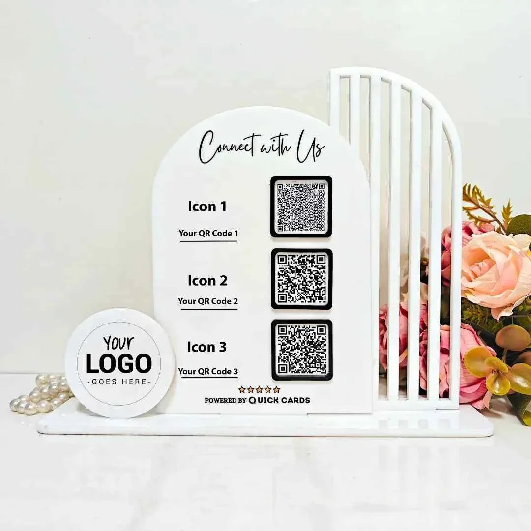 Customized 3QR Digital Standee