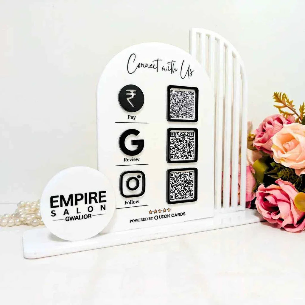 Customized 3QR Digital Standee