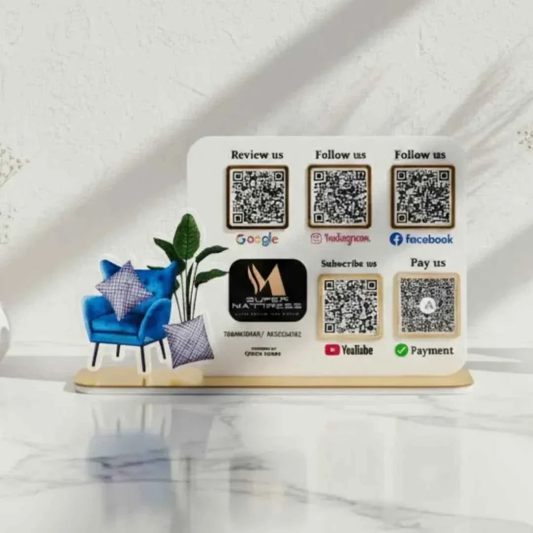 Furniture 5 QR Standee