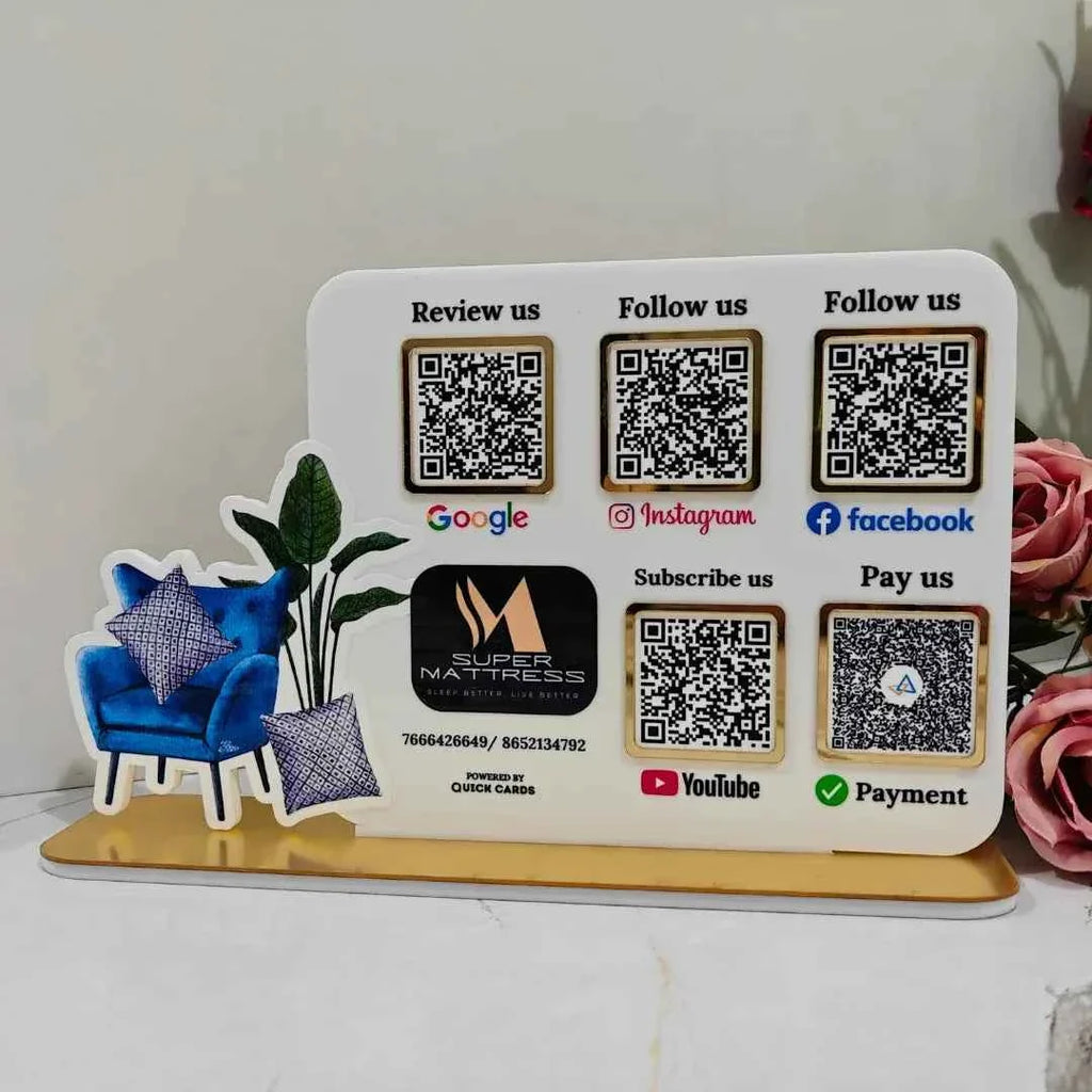 Furniture 5 QR Standee