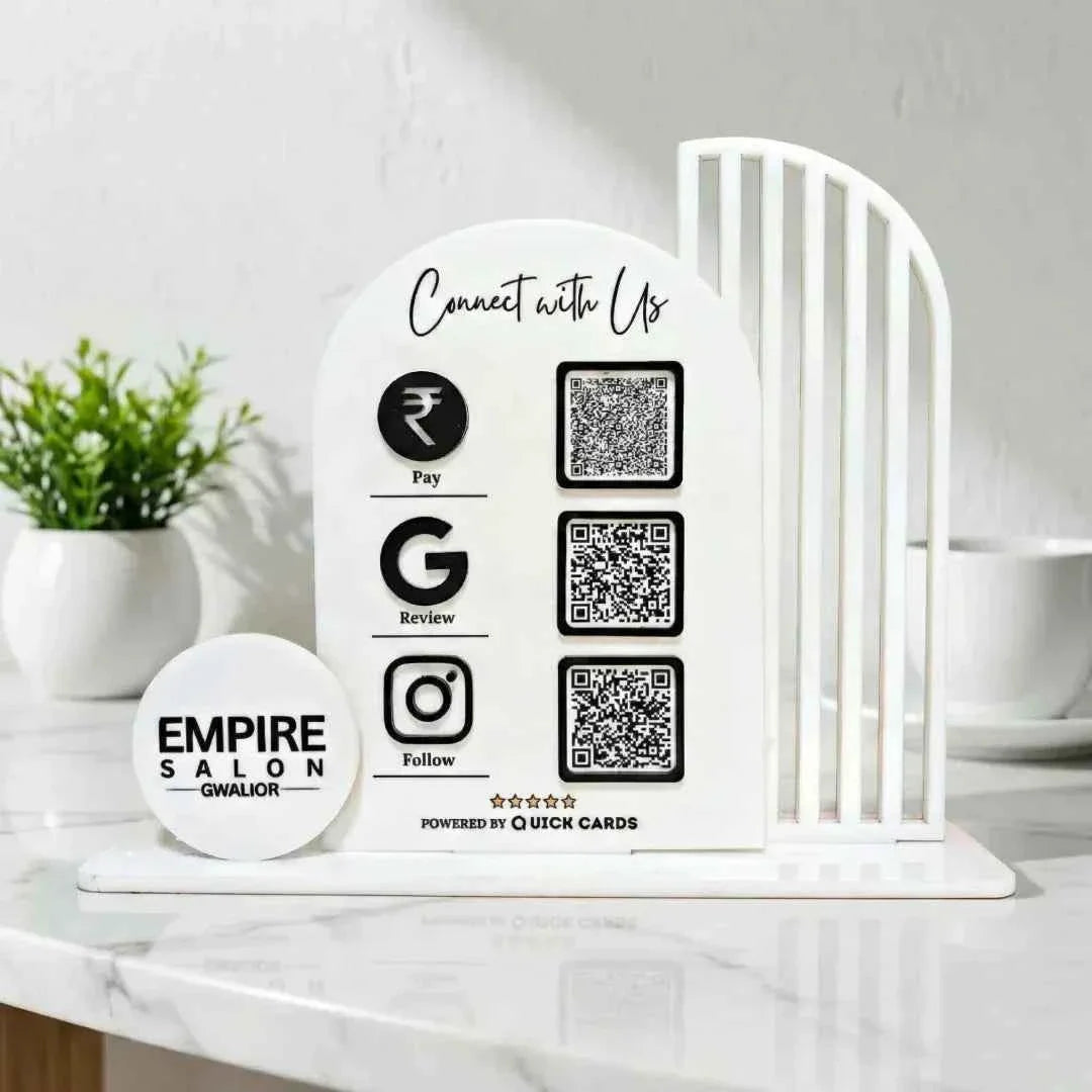 Customized 3QR Digital Standee