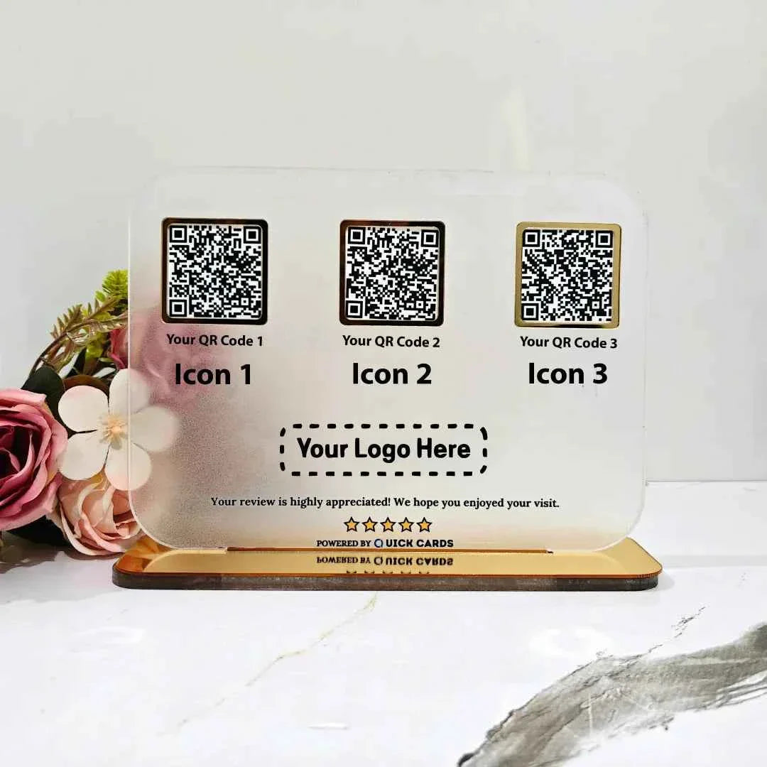 3 QR Semitransparent