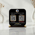 Premium 2 QR black standee