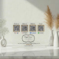 4 QR Transparent Digital Standee