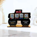4 QR Premium Black Car shape Standee