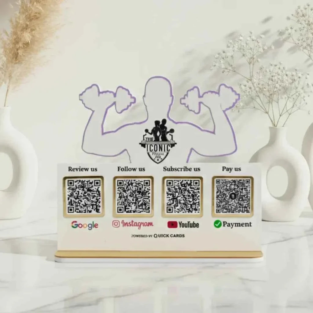 4 QR Standee Gym Special