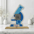 Microscope Shape 1 QR Standee