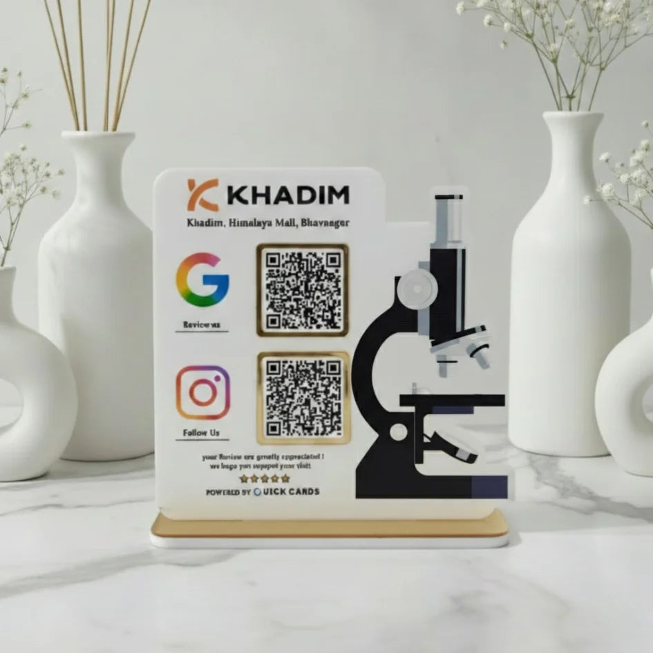 Microscope Shape Standee