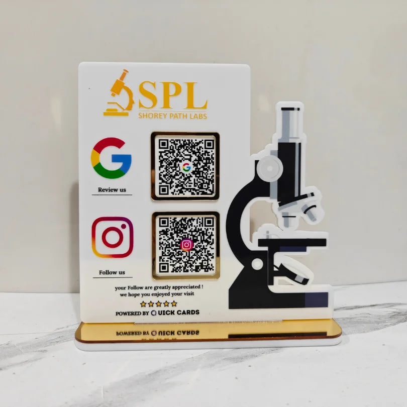 Microscope Shape Standee