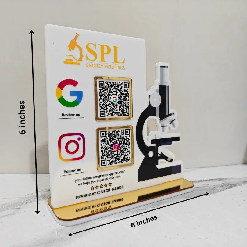 Microscope Shape Standee