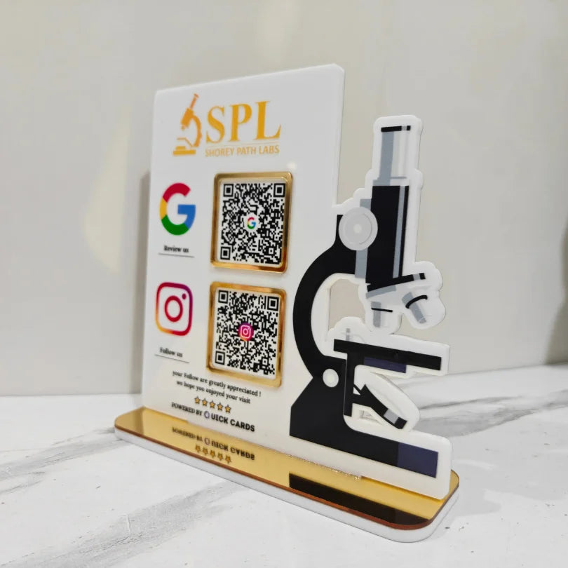 Microscope Shape Standee